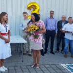 Gorące powitanie medalistki olimpijskiej
